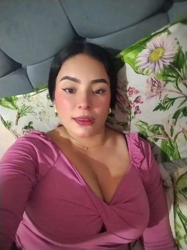 Maria from Colombia on a live video chat